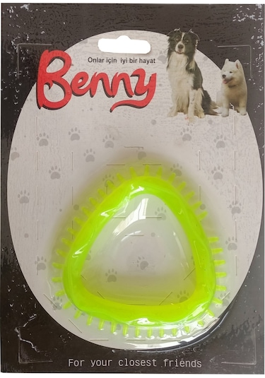 Benny Üçgen Köpek Oyuncağı 8 x 8.5 CM