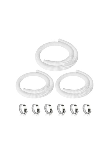 Adet 1.25in Havuz Hortumu, 59in Uzunluğunda Aksesuar Havuz Pompası Hortumları