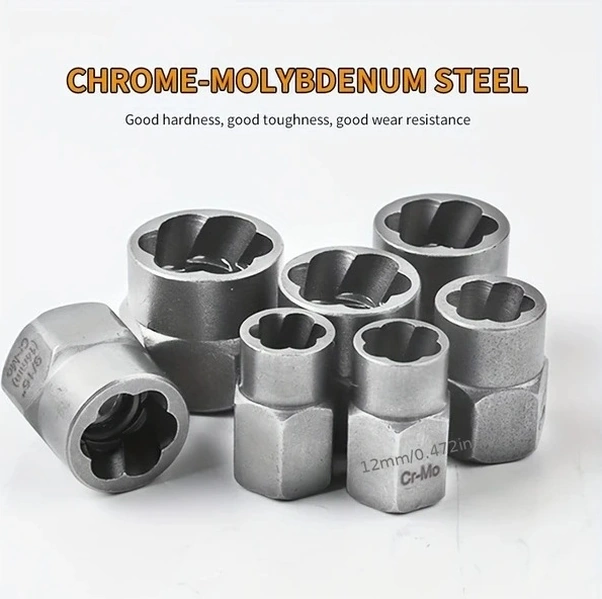 Trendooze Hasarlı Paslı Somun Çıkarma Seti 10 Parça Gaojunshop01 Vida Cıvata Sökücü