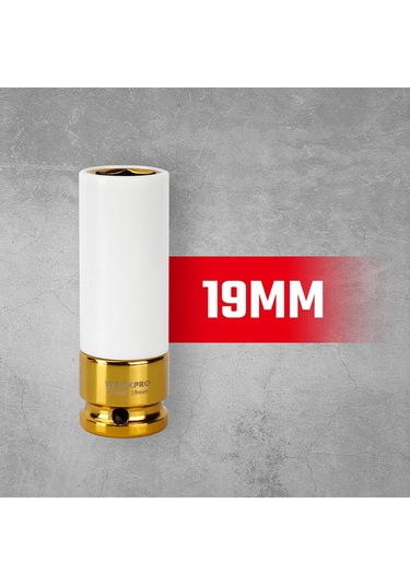 Workpro Wp202591 17/19/21mm 3 Parça 1/2 Cr-mo Profesyonel Darbeli Derin Lokma Seti