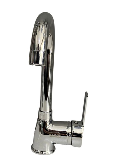 Rudi Armatür Krom Kaplama Lüx Lavabo Bataryası Gümüş