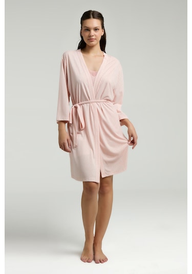Pierre Cardin Kadın Pembe Sabahlık Takım Pembe
