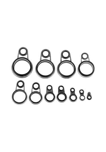 Suntek 45 Adet Teleskopik Olta Kılavuzları Üst Halka Seti Olta