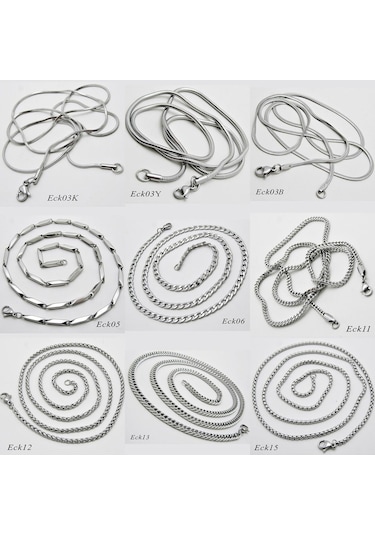 Paslanmaz Çelik Erkek Kolye Zincir 1 Adet Ürün