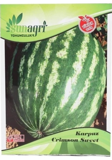 Crimson Sweet Karpuz Meyve Tohumu 10 Gr