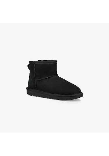 Ugg Classic Mini Çocuk Siyah Bot Düz 1017715k Siyah