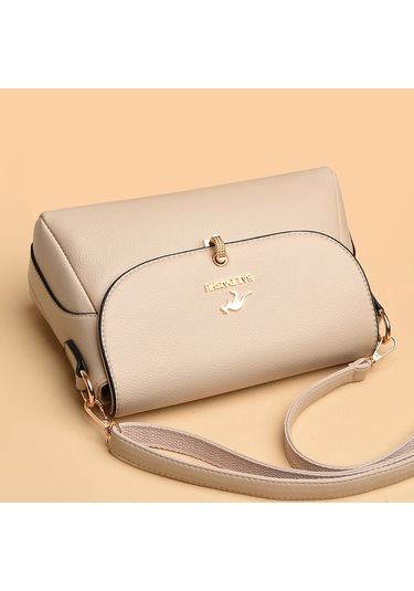 Fransız Küçük Çanta Yeni Dayanıklı Şık Çok Yönlü Çanta Anne Çantası Zarif Üst Düzey Doku Omuz Askılı Çanta Şarap Kırmızısı Ana Resim Rengi Diğer