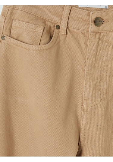 Lc Waikiki Bej Wideleg Kadın Jean Pantolon