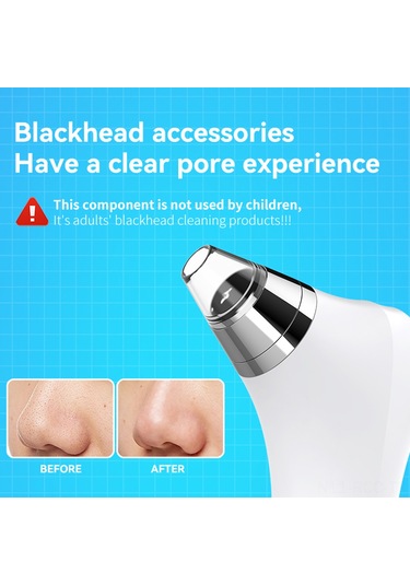 Ruicoo Bebekler İçin 3 Seviyeli Sessiz Elektrikli Burun Aspiratörü - 4 Başlık Ve Şarj Edilebilir