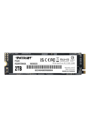 Patriot P320 2tb 3000/2200mb/s Nvme M.2 Ssd Disk P320p2tbm28