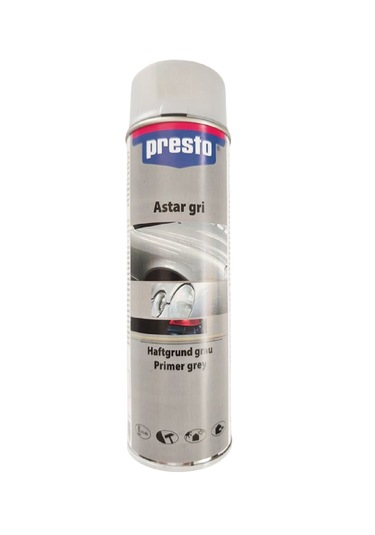 Presto Mat Siyah Sprey Jant Boyama Seti+vernik+astar 500 Ml.
