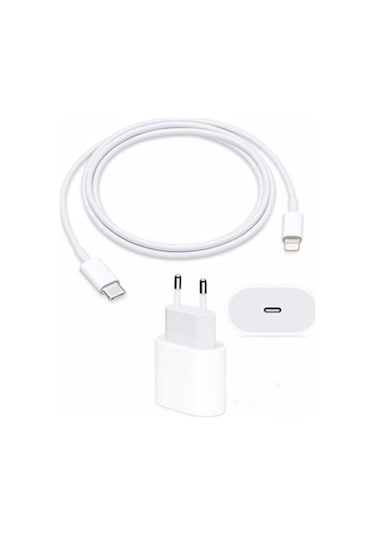 Kensa Apple Uyumlu iOS iPhone Hızlı Şarj Aleti Seti 20w Usbc+kablo