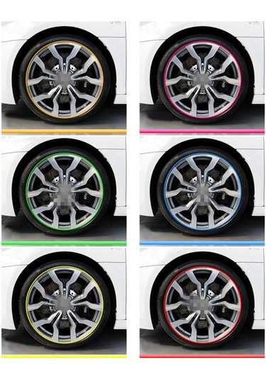 Youmex Araba Jant Kenar Koruyucu Çemberi 8 Metre Yeşil - Tpe Malzeme, Soğuk-ısı Dayanıklı, Dürtü Ve Çizikten Koruma