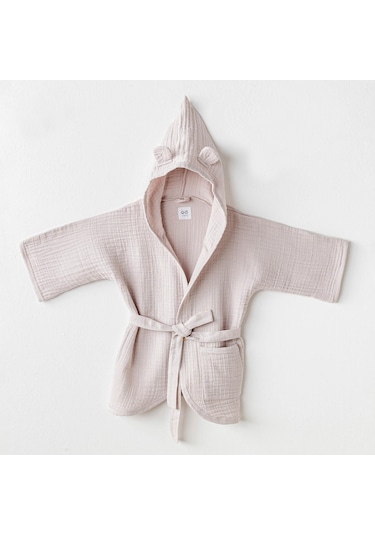 Bebek Bornoz Bathrobe Muslin Home Ac25882 9 - 12 Ay
