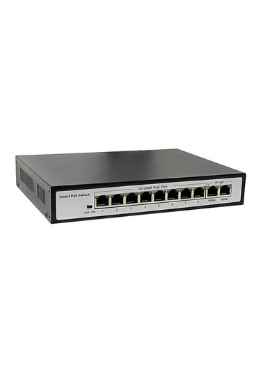 Rdx 8+2 Port Ethernet PoE Switch - 8x PoE Ports + 2x Gigabit Uplink