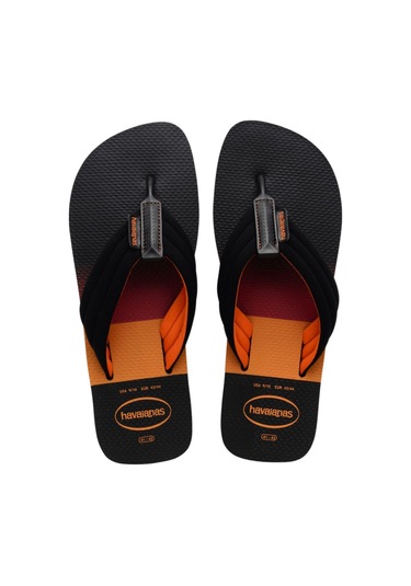 Urban Print Siyah Erkek Parmak Arası Terlik 4148359-0090-2176 Siyah