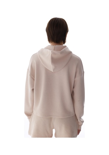 Penti Pastel Bej Rib Hoodie
