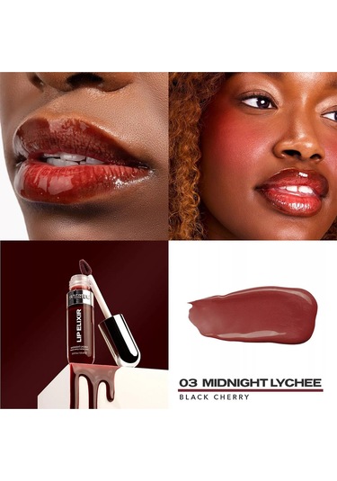 Sacheu Lip Elixir 3 Ü 1 Arada Renkli Dudak Parlatıcı 04 Midnight Lychee 3.5ml 04 Midnight Lychee