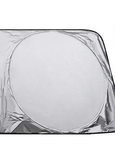 Araba Güneşliği Ön Cam Isı Yalıtımı Gümüş Kaplamalı Kumaş Ön Cam Güneşliği Kılıfı Araba Rüzgarı Newway İle Uyumludur