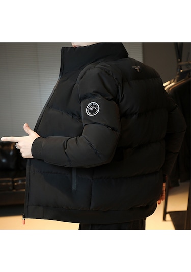 Edwardest Premium Erkek Dış Giyim: Kuş Tüyü Dolgulu Pamuklu Ceketler Ve Kalınlaştırılmış Kışlık Pamuklu Paltolar Mavi