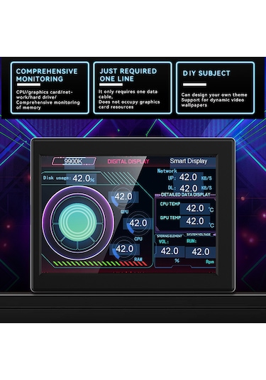 E24127w 3,5 İnç Ips Monitör Ekran Bilgisayarlar Monitör Cpu