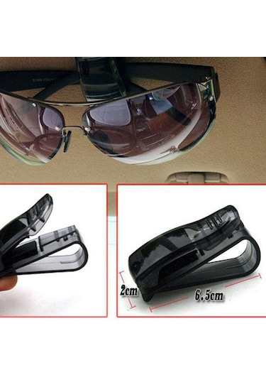 Oto Araç Içi Gözlük Tutucu Klips Güneş Gözlüğü Kartvizit Tutacağı (228732353)