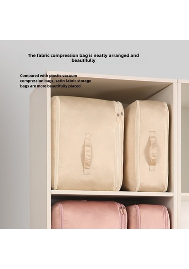 Reedark Küçük Odalar Ve Seyahat İçin Uygun, Kimyasız, Yüksek Dayanıklı, Kıyafet Ve Battaniye Saklama Torbası İyileştirilmiş Gri Orta Boy Diğer