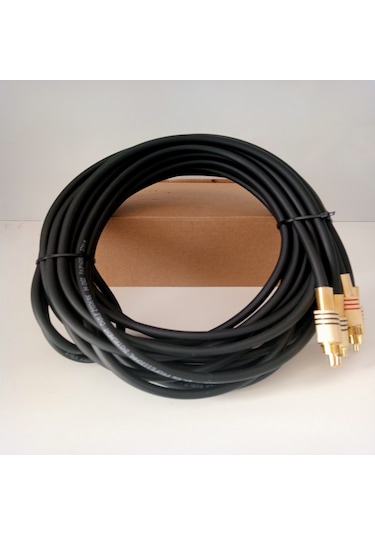 Rca Kablosu 5 Metre %100 BAKIR Rca Ses Aktarım Kablosu El Yapımı