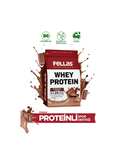 Fellas Whey Protein Tozu Doypack - Çikolata Aromalı 525 G Çikolata