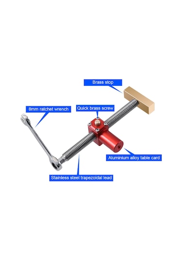 Maiyame Ahşap İşleri Masa Somunu 19mm - Hızlı Kilitleme, Hassas Konumlandırma, 0-120mm Sıkma Aralığı - Profesyonel Ahşaplama Aracı