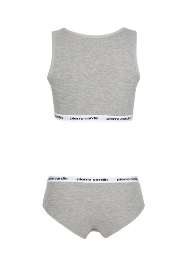 Pierre Cardin Kadın Gri Melanj İç Giyim Takım 50304055-vr086 Gri Melanj