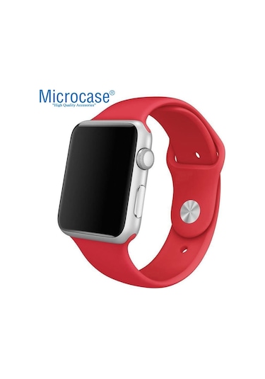 Microcase Apple Uyumlu  Watch Se 44 MM Silikon Kordon Kayış M-L