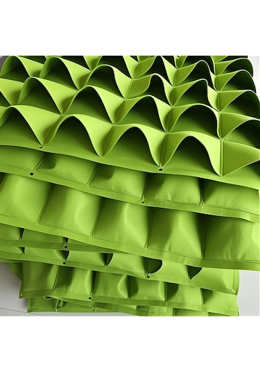 Fochsia 9 Cep Dikey Bahçe Dikim Torbası - Siyah, İç Ve Dış Mekan, Balkon Ve Duvar Bahçeciliği