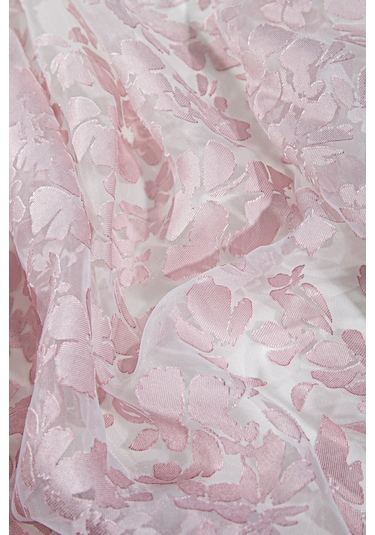 Pannello Tül Perde Beyaz Pembe 140x295 Pembe-beyaz