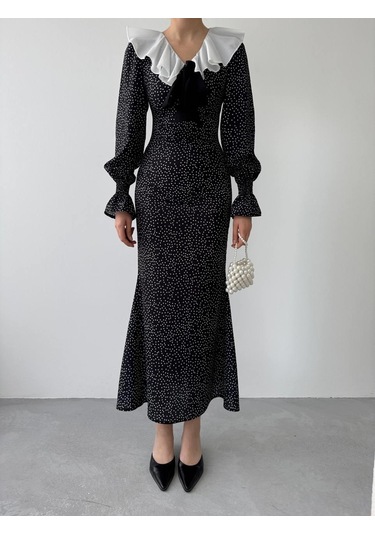 Ospe Fiyonklu Elbise