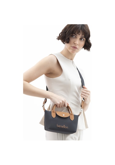 Bnt 1601 Çapraz Çanta Siyah-camel Siyah-camel Siyah - Camel