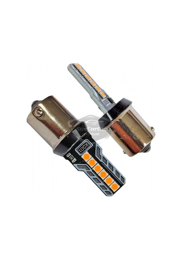 Carub Düz-çakarlı Park Stop Sinyal Ampulü Tek Duy 12 Led Fren Lambası 12v 93 Turuncu 00 Şüscaroto Aksesuar