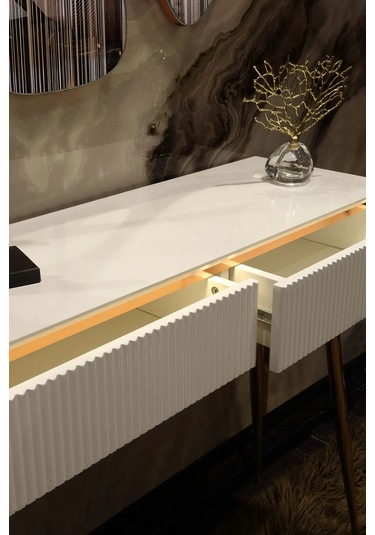 Bianco Lake Dresuar Set Beyaz-rose Gold Beyaz