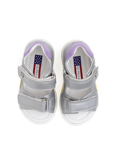 U.s. Polo Assn. Kız Çocuk Gümüş Sandalet 50286836-vr107 Gümüş