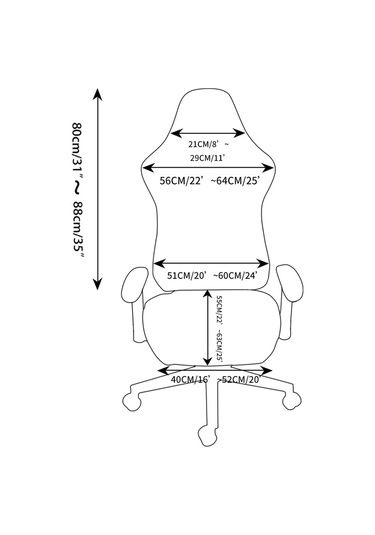 Suntek Magideal Ofis Oyun Koltuğu Örtü Seti Toz Geçirmez Kırmızı