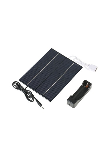 Yifomall Taşınabilir 3.5w Güneş Paneli - Usb Şarj Ve 18650 Pil Şarjı İçin Kompakt Çözüm