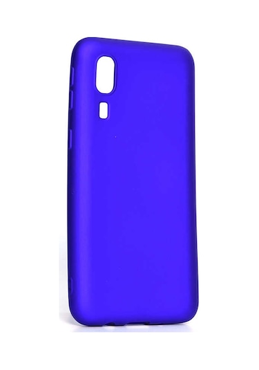 Noktaks Samsung Galaxy Uyumlu A2 Core Kılıf Mat Soft Premier Silikon Kapak Saks Mavi T8272