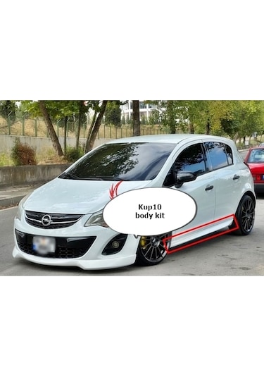 Opel Corsa D Aero Yan Marşpiyel Takımı - Plastik