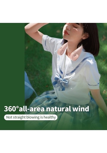 Didadodo 360 Esintili Askılı Bıçaksız Fan - 3 Hız, 16 Saat, Taşınabilir Yeşil Silent Model, 3 Hız Modu Yeşil