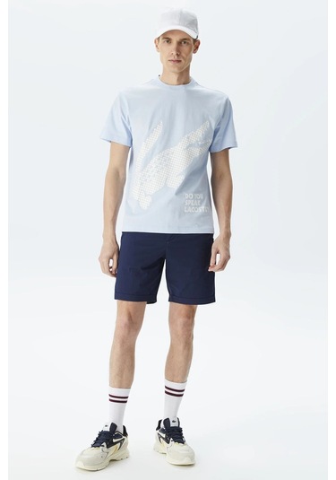 Lacoste Men's Slim Fit Bermuda Shorts Erkek Dar Kesim Bermuda Şort Lacivert