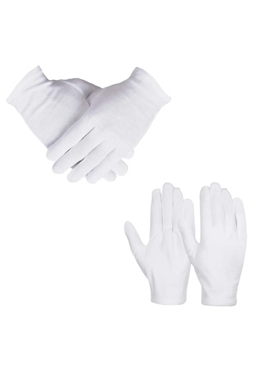 Midex Cgl-1213 Beyaz Bez Klarnet Eldiveni