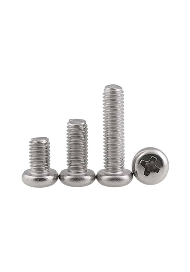 Ysb M5x8 Mm Vida Dın 7985 X 20 Adet Rf135 Gri