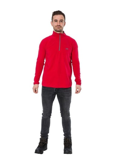 Trespass Maflmfn10001 Blackford Male Microfleece At100 Red Erkek Polar 001