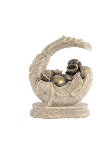 Novahub Kumtaşı Maitreya Buda Heykeli, Fengshui Dekor, El Oyma, Antik Sanat, Ev Ve Ofis İçin