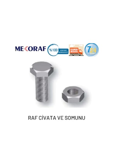 Mekoraf Mekoraf Cıvata Somun 40 Adet Fıyatıdır.. 13 Anahtara Göre